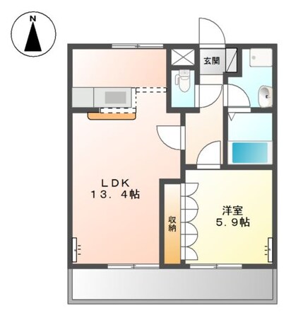 ユーパークＡの物件間取画像